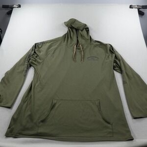 Howler Brothers Loggerhead Hoodie Mens 2XL Green Long Sleeve Pullover Outdoor